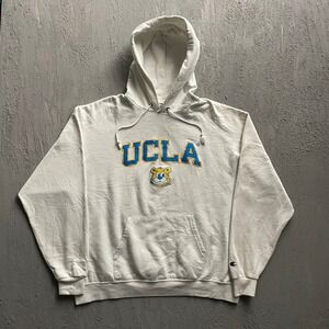 Champion UCLA Bruins Mascot Hoodie Mens XL White